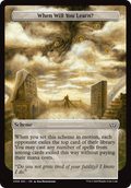 When Will You Learn? (A:DSC-358) - Duskmourn: House of Horror Commander
