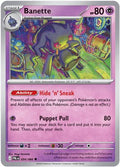 Banette 034/null - ME05 Pitch Black Reverse Holofoil
