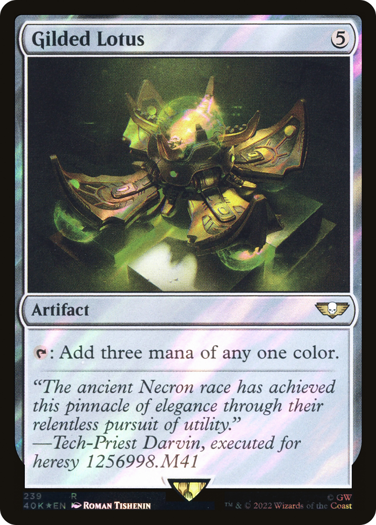 Gilded Lotus (40K-239★) - Warhammer 40,000 Commander Foil