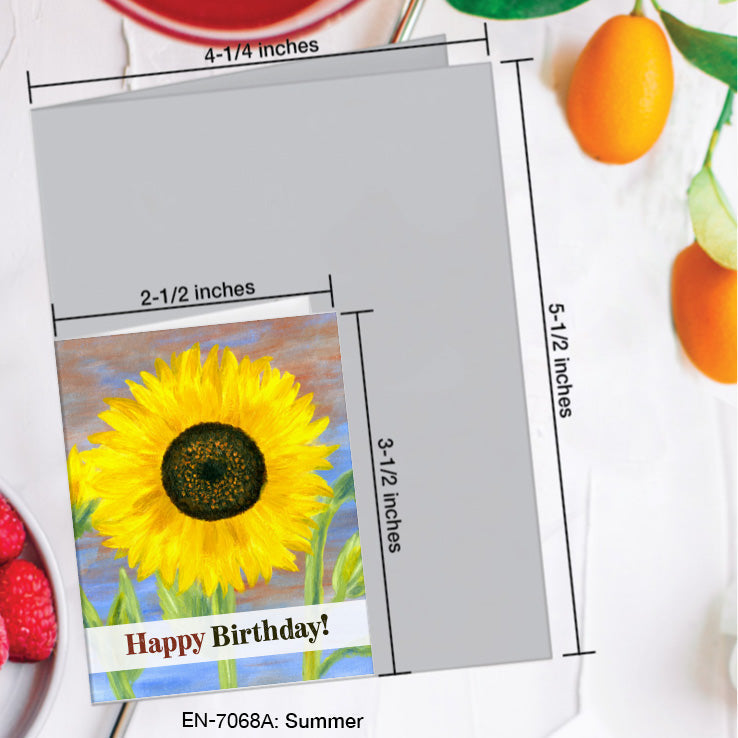 Summer, Greeting Card (#7068A)