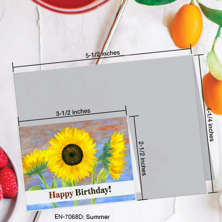 Summer, Greeting Card (#7068D)