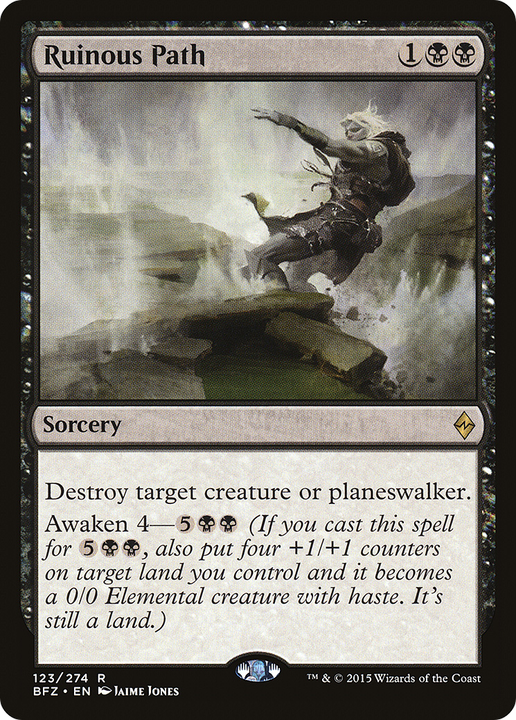 Ruinous Path (BFZ-123) - Battle for Zendikar