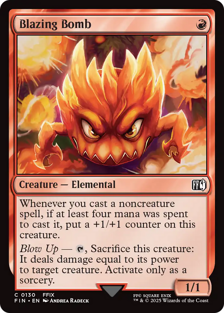 Blazing Bomb (FIN-130) - FINAL FANTASY