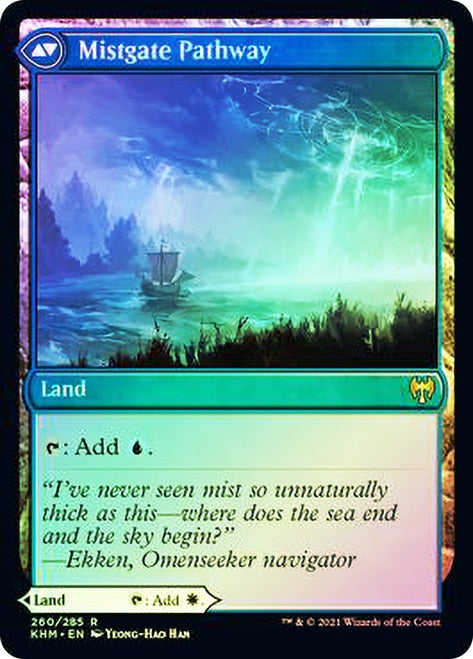 Hengegate Pathway // Mistgate Pathway (PRE-260S) - Kaldheim Promos Foil