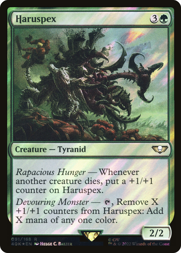 Haruspex (40K-91★) - Warhammer 40,000 Commander Foil