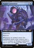 Kappa Cannoneer (NEC-050) - Neon Dynasty Commander: (Extended Art)