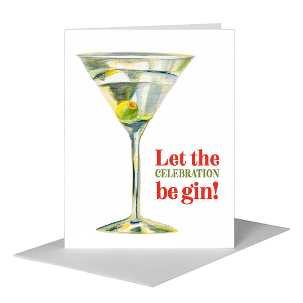 Martini, Greeting Card (#7135P)