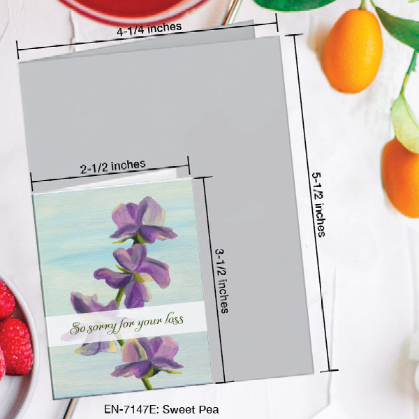 Sweet Pea, Greeting Card (#7147E)