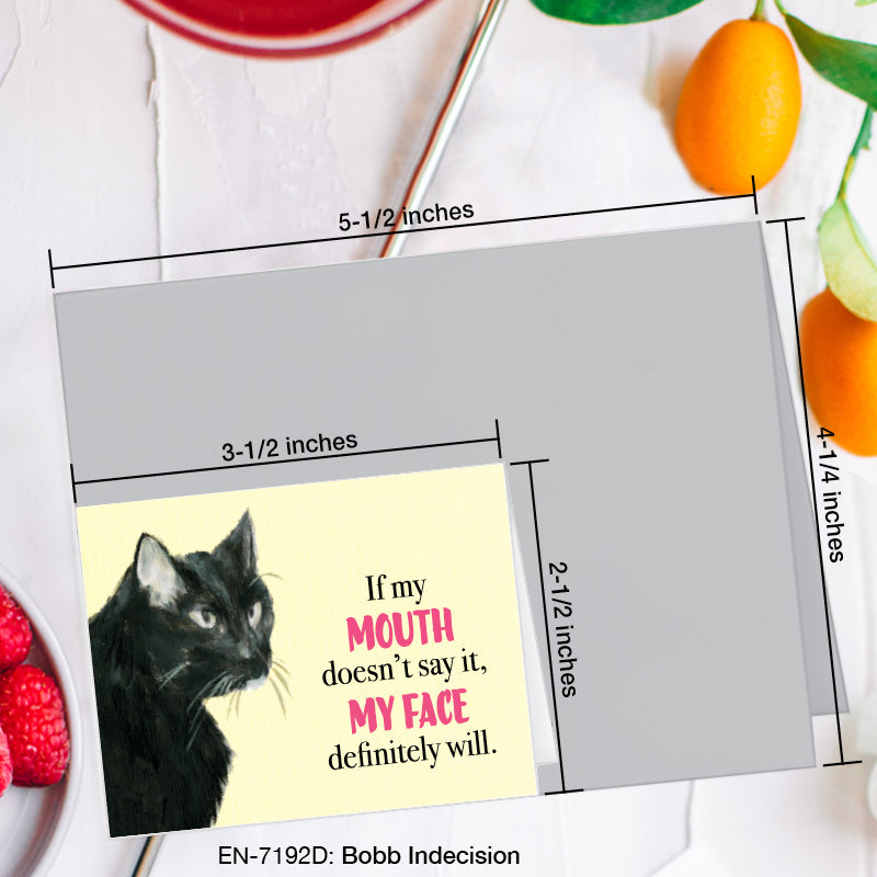 Bobb Indecision, Greeting Card (#7192D)