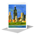 Chicago Skyline, Greeting Card (#7196C)