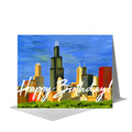 Chicago Skyline, Greeting Card (#7196D)
