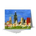 Chicago Skyline, Greeting Card (#7196G)