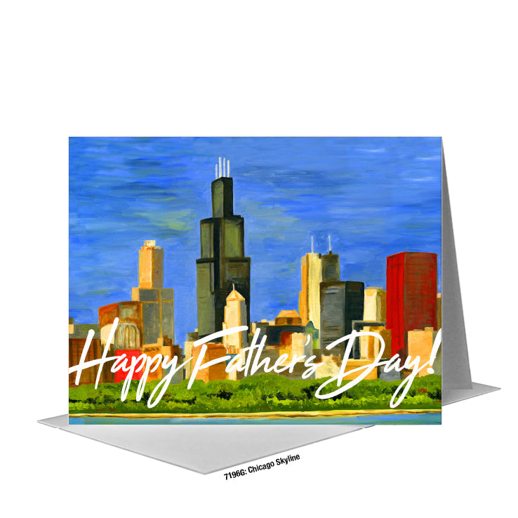 Chicago Skyline, Greeting Card (#7196G)