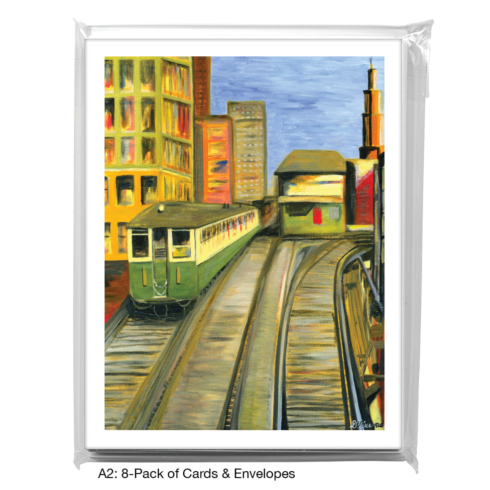 Loop, Chicago, Greeting Card (#7198B)