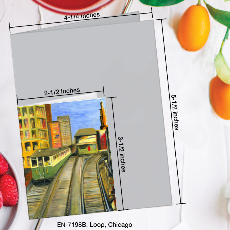 Loop, Chicago, Greeting Card (#7198B)