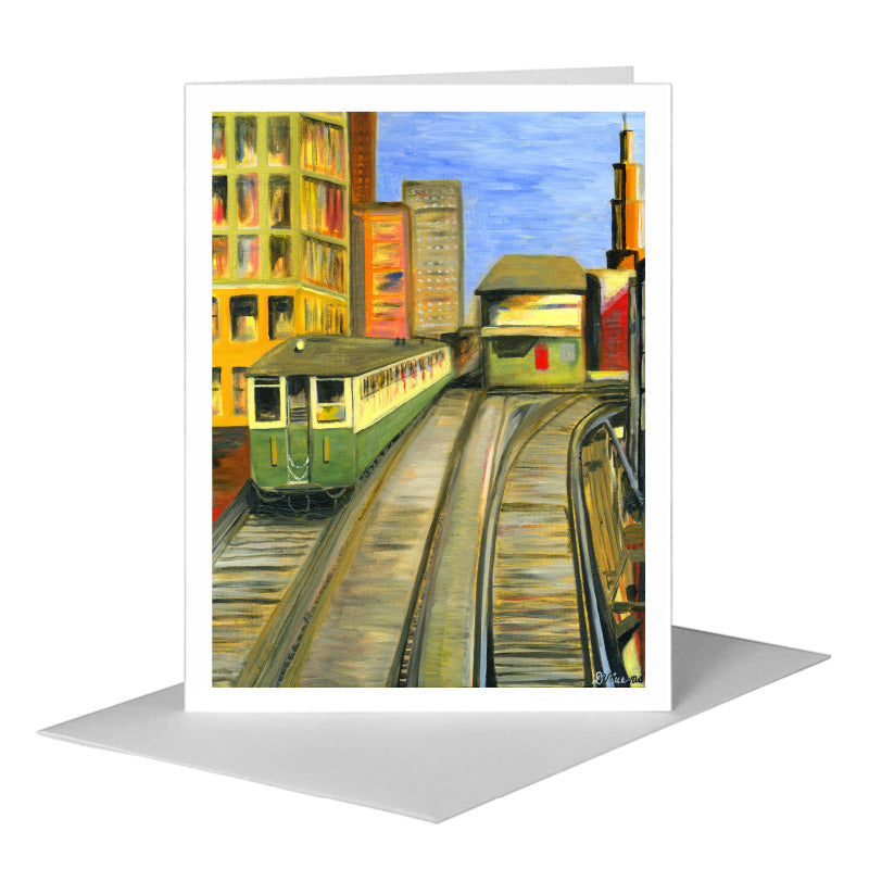Loop, Chicago, Greeting Card (#7198B)