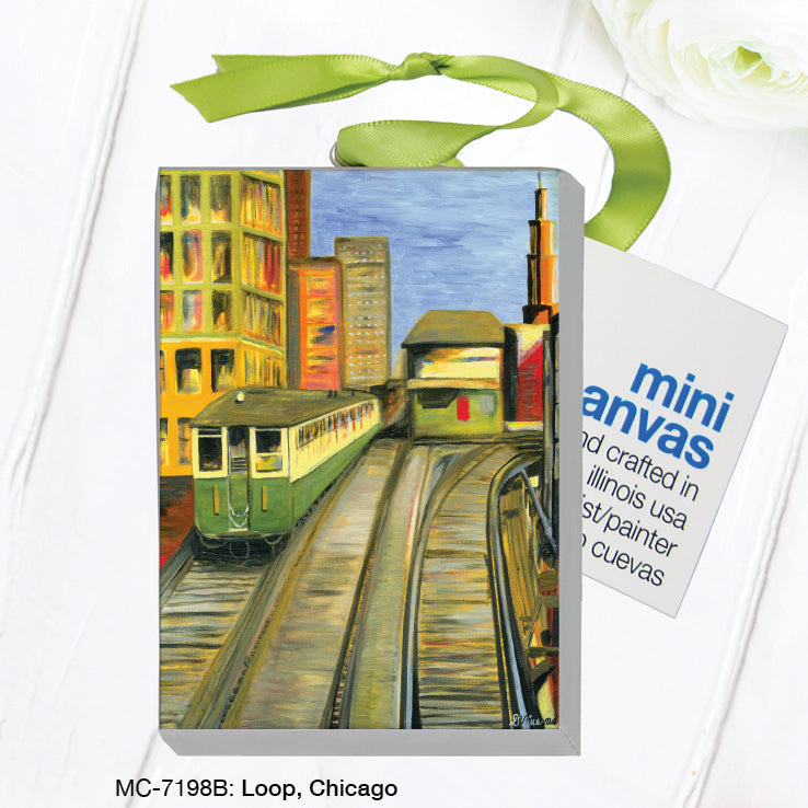 Loop, Chicago, Mini Canvas (MC-7198B)