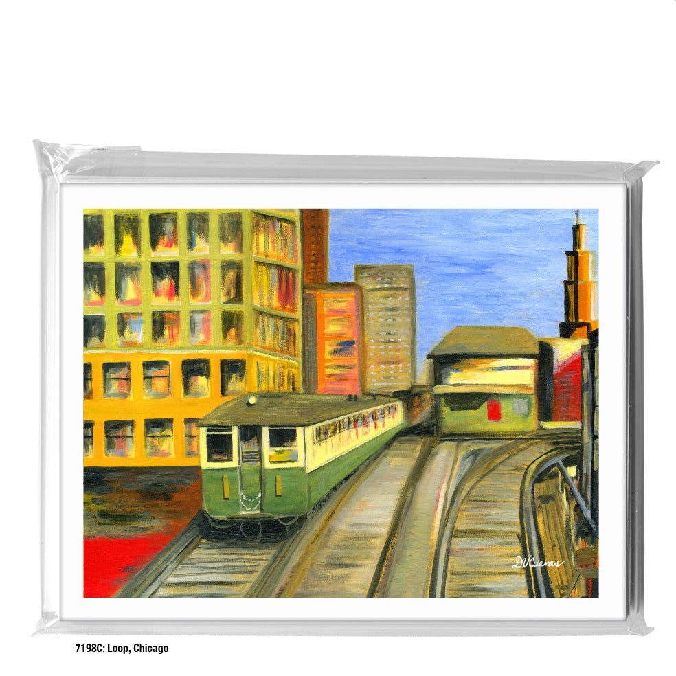 Loop, Chicago, Greeting Card (#7198C)