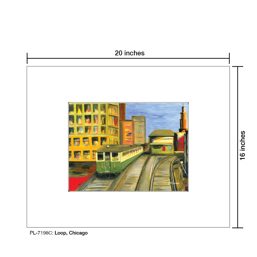 Loop, Chicago, Print (#7198C)