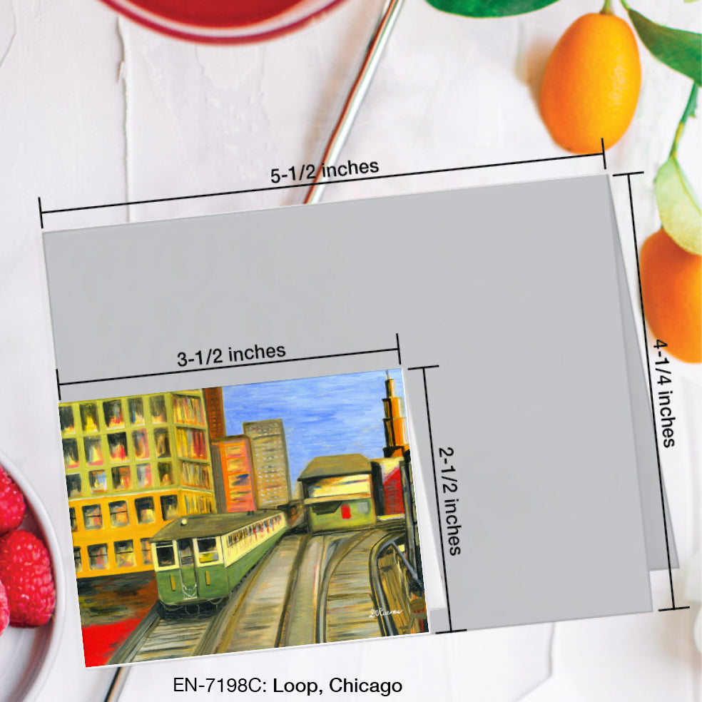Loop, Chicago, Greeting Card (#7198C)