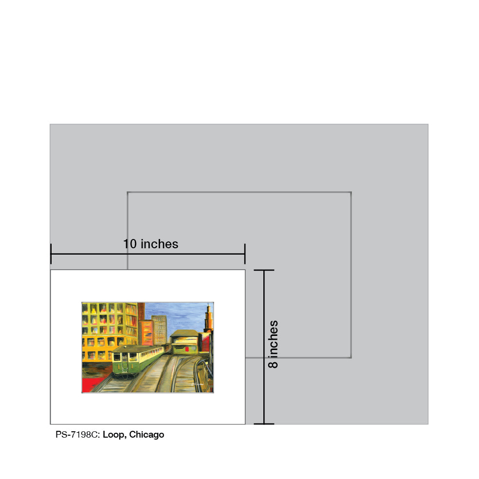Loop, Chicago, Print (#7198C)