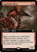 Capricious Sliver (CMM-765) - Commander Masters: (Extended Art) Foil