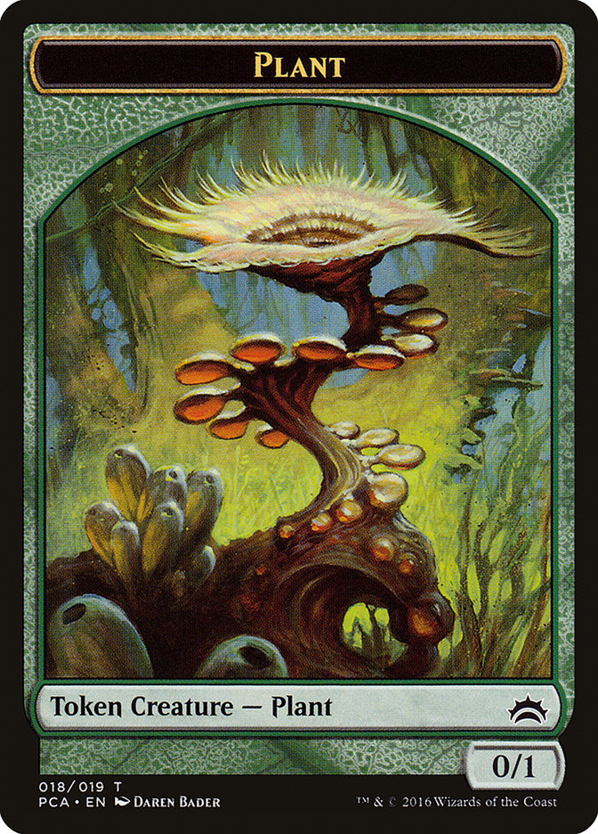 Plant (PCA-018) - Planechase Anthology Tokens