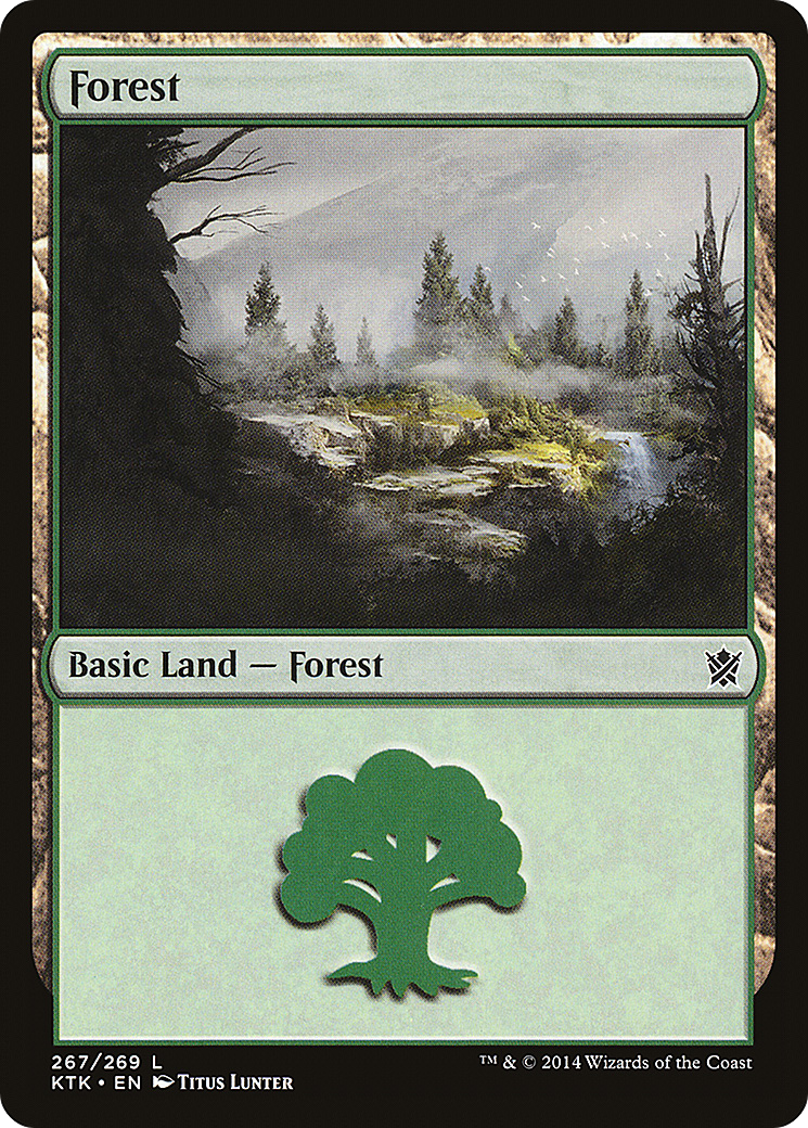 Forest (KTK-267) - Khans of Tarkir