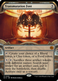 Transmutation Font (BIG-058) - The Big Score: (Showcase) Foil