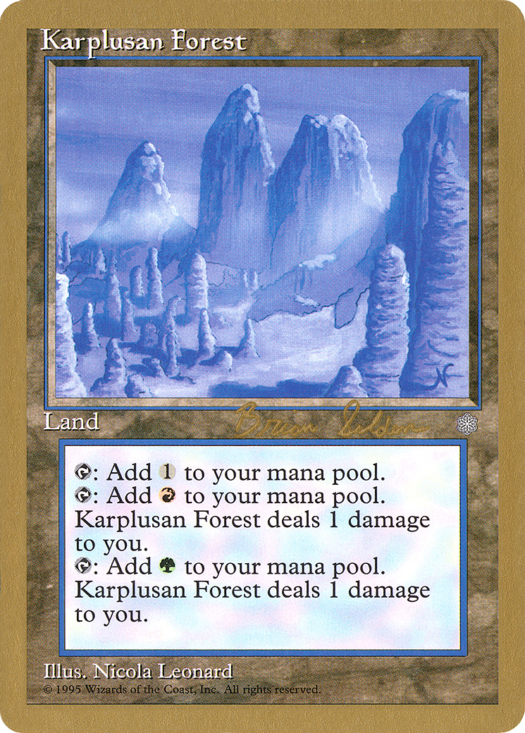 Karplusan Forest (WCD-BS356) - World Championship Decks 1998