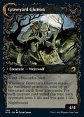 Graveyard Trespasser // Graveyard Glutton (MID-290) - Innistrad: Midnight Hunt: (Showcase, Double Faced Transform) Foil