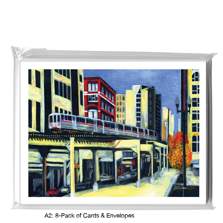 Wabash, Chicago, Greeting Card (#7242A)