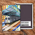 State & Van Buren, Chicago, Magnet (M-7244A)
