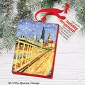 Blue Line, Chicago, Ornament (OR-7255B)