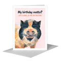 Clover, Greeting Card (#8083EA)