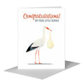 Stork, Greeting Card (#7308D)