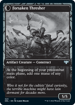 Foreboding Statue // Forsaken Thresher (DBL-523) - Innistrad: Double Feature: (Double Faced Transform) Foil