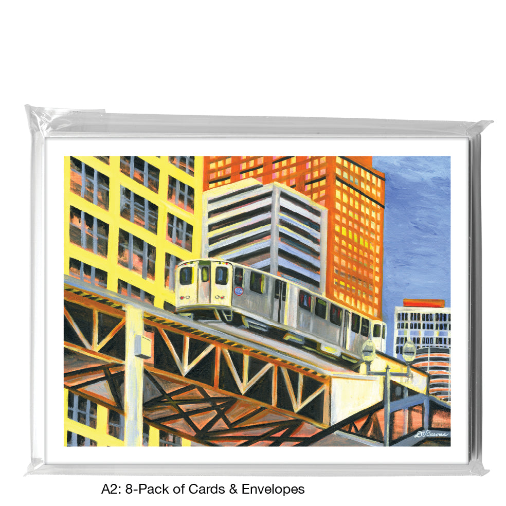 Next Stop, Chicago, Greeting Card (#7279B)