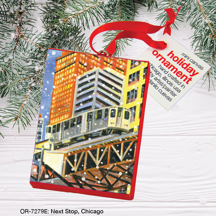 Next Stop, Chicago, Ornament (OR-7279E)