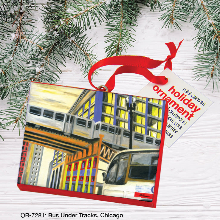 Bus Under Tracks, Chicago, Ornament (OR-7281A)