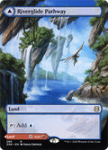 Riverglide Pathway // Lavaglide Pathway (ZNR-289) - Zendikar Rising: (Showcase) (Borderless)