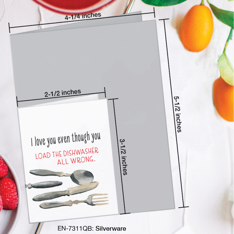 Silverware, Greeting Card (#7311QB)