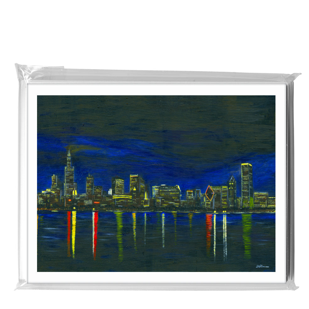 Chicago Lights, Greeting Card (#7315A)