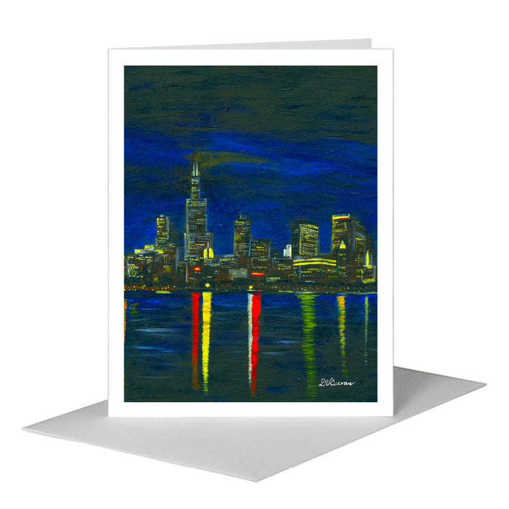 Chicago Lights, Greeting Card (#7315E)