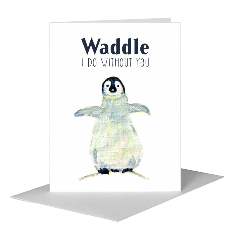 Penguins, Greeting Card (#7316X)