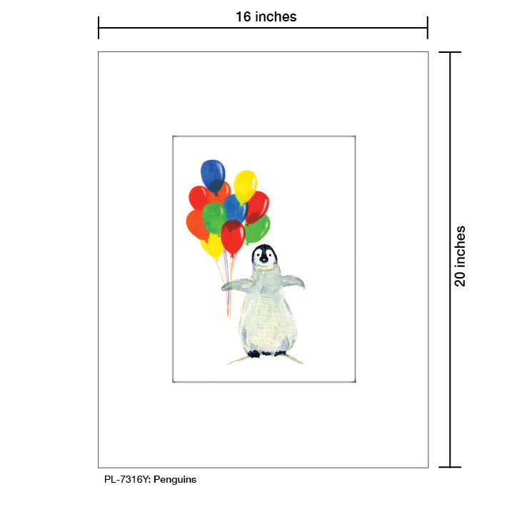 Penguins, Print (#7316Y)