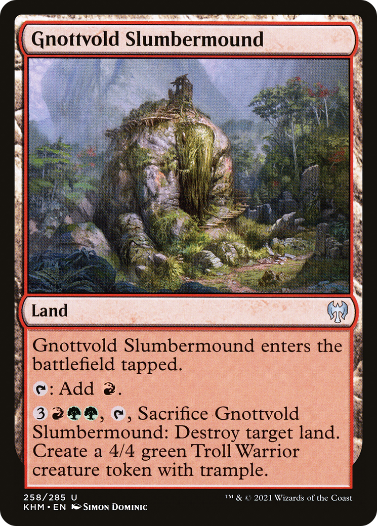 Gnottvold Slumbermound (KHM-258) - Kaldheim