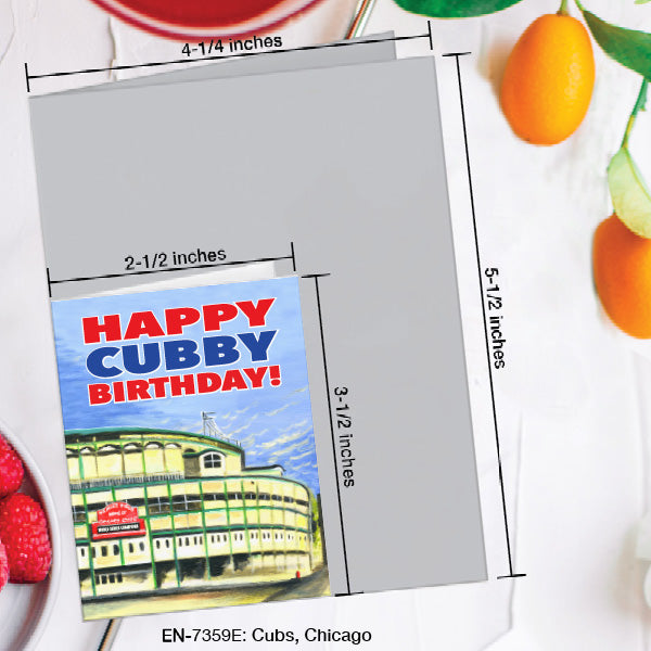 Cubs, Chicago, Greeting Card (#7359E)
