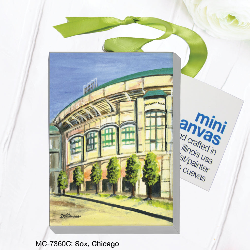 Sox, Chicago, Mini Canvas (MC-7360C)
