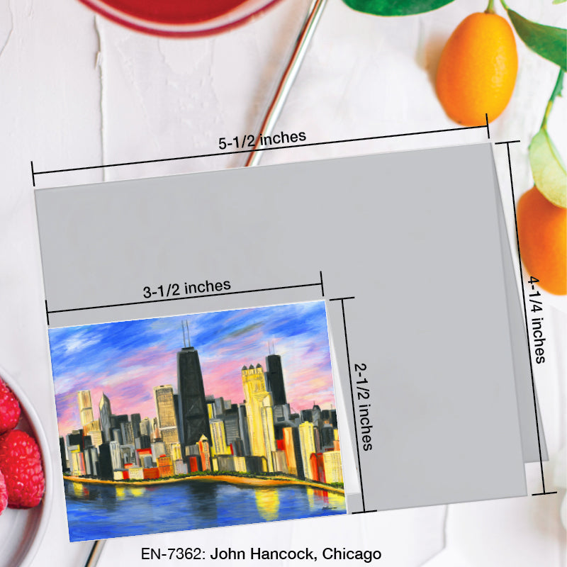John Hancock, Chicago, Greeting Card (#7362A)